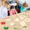 16 Pack Kids Beach Wind Chime Craft Kit – DIY Hawaiian Luau Wooden Painting Set, Summer Fruit & Ocean Theme Arts & Crafts, Classroom Activity, Birthday Party Favors & School Craft Supplies